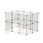 i.Pet Pet Dog Playpen Enclosure Cage 20 Panel Puppy Fence Play Pen Foldable Metal