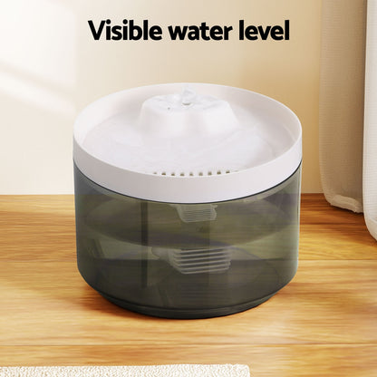 i.Pet Pet Water Fountain Dispenser Filter Dog Cat Drinking Automatic Electric 2.2L