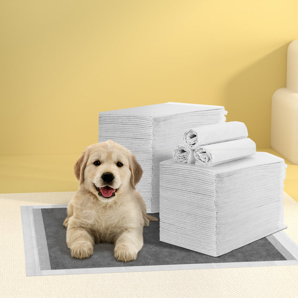 i.Pet Pet Training Pads 200pcs 60x60cm Puppy Dog Toilet Pee Indoor Super Absorbent Grey