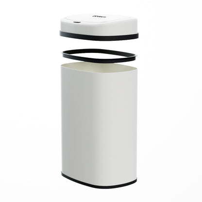 Devanti 50L Sensor Bin Motion Rubbish Automatic White