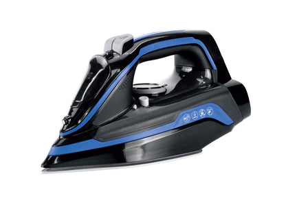 Cordless Steam Iron w/ Ceramic Soleplate, 360 degree Charging Base, Self-Cleaning