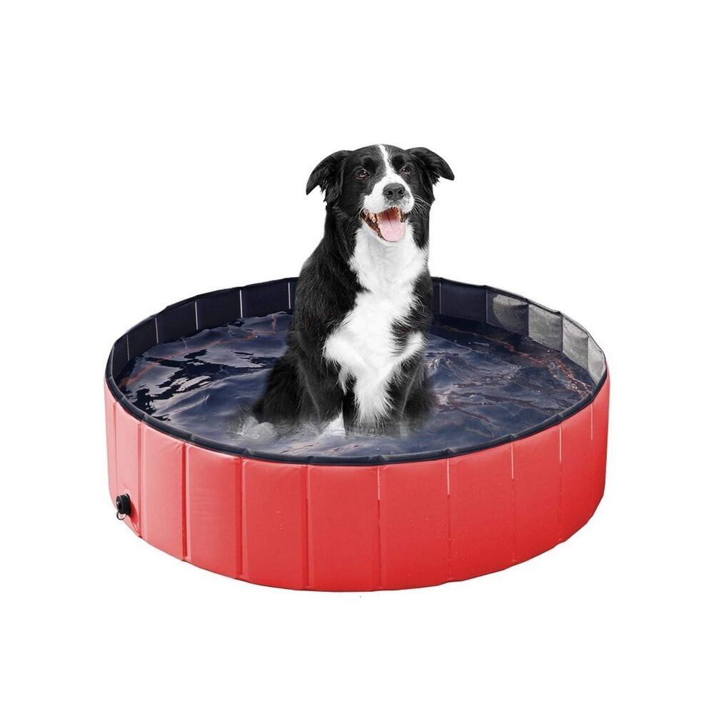 Floofi Pet Pool 160cm*30cm Red XXL – Factory Direct Australia
