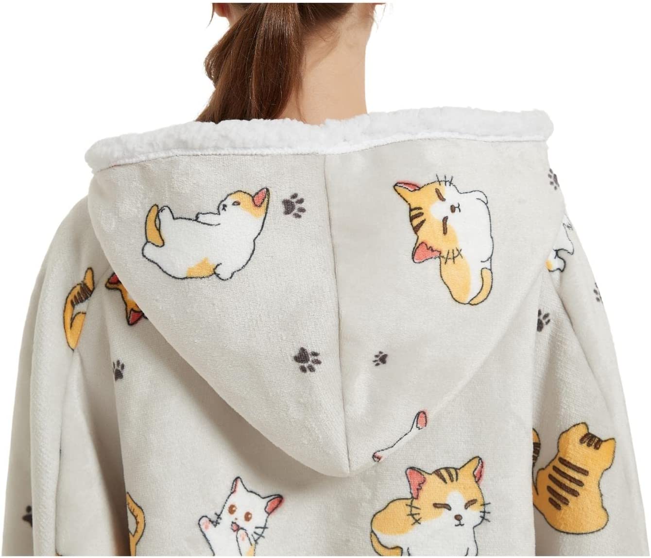 GOMINIMO Hoodie Blanket Adult (Cat)