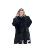 GOMINIMO Hoodie Blanket Black