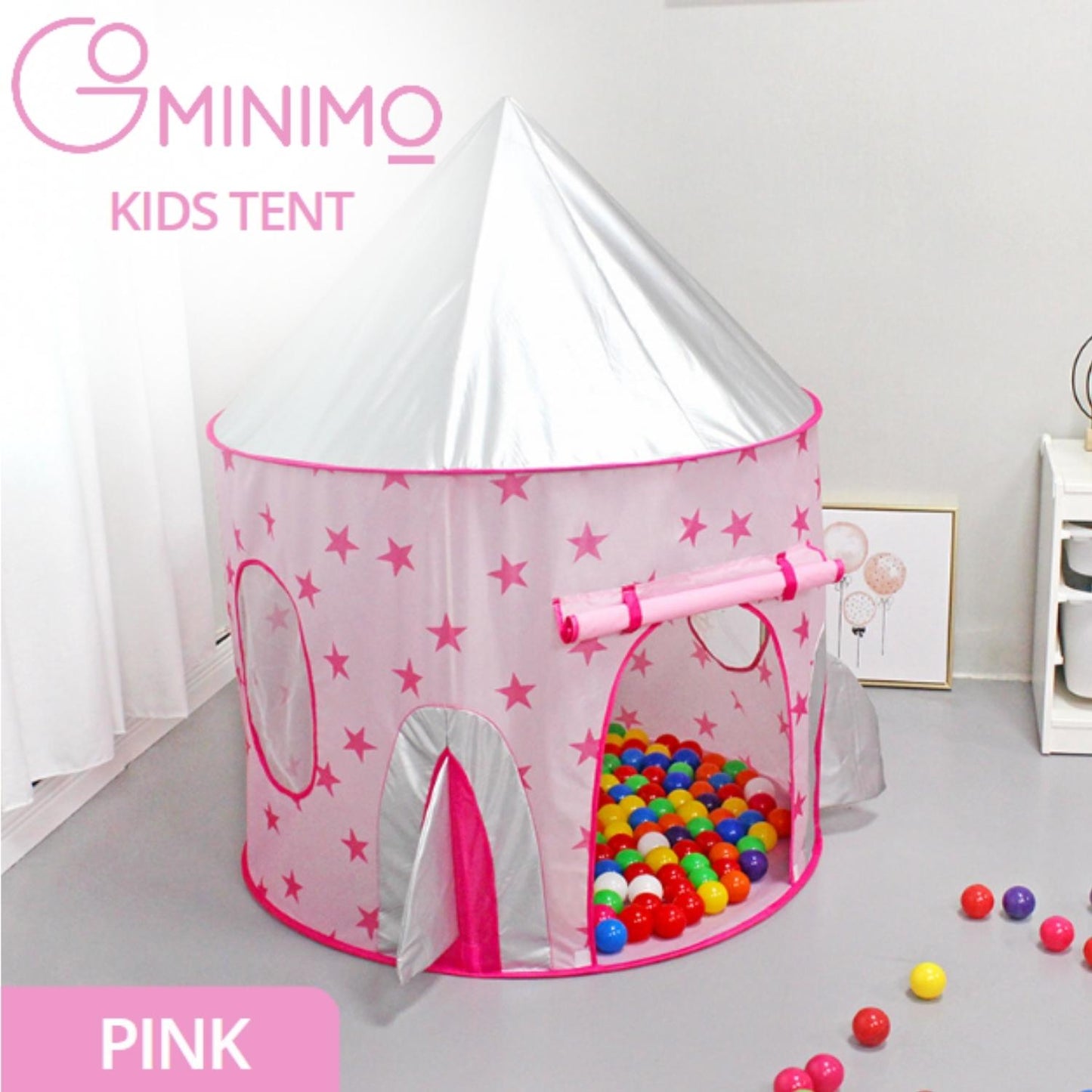 GOMINIMO Kids Space Capsule Tent (Pink)