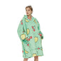 GOMINIMO Hoodie Blanket Green Cherry Lemon