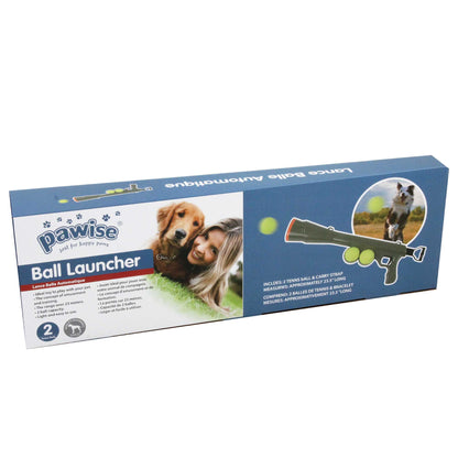 Dog Tennis Ball Launcher Gun - Pet Puppy Outdoors Exercise Fun Play