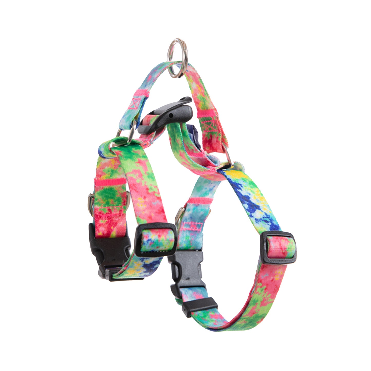 Dog Double-Lined Straps Harness and Lead Set Leash Adjustable M SWEET GREEN