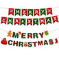 2Pack 3M Christmas Bunting Banners Garland Wall Decor Elk Snowman Party Decor(TO27+TO28)