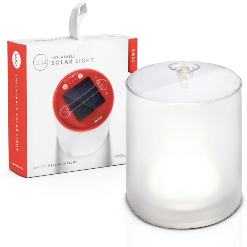 INFLATABLE SOLAR LIGHT by MPOWERD Luci Camping Lantern Waterproof - EM ...