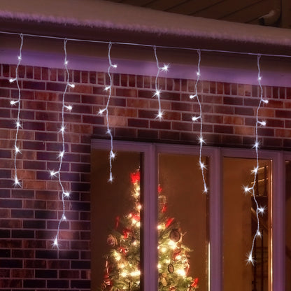 960 LEDs Snowing Icicle Lights – available in 4 Colors - Blue & White