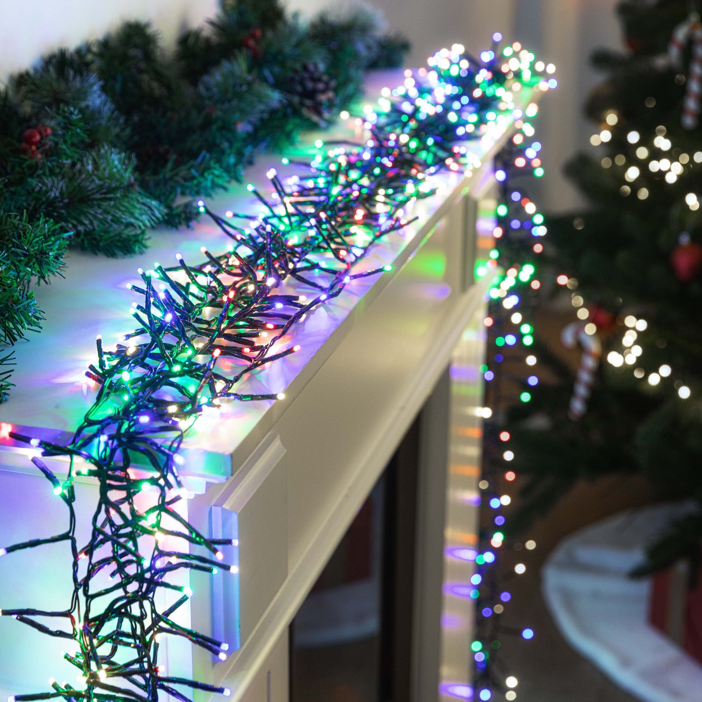 Cluster Lights 720 LEDs available in 6 Color Options - Cool White