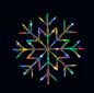 LED Snowflake Silhouette Flashing available in 2 Colors - Multicolor