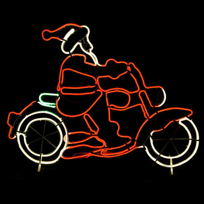 LED Flexi Strip Santa Motorbike Flash