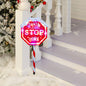 LED Stop Here Sign Multi 100cm Adjustable Height