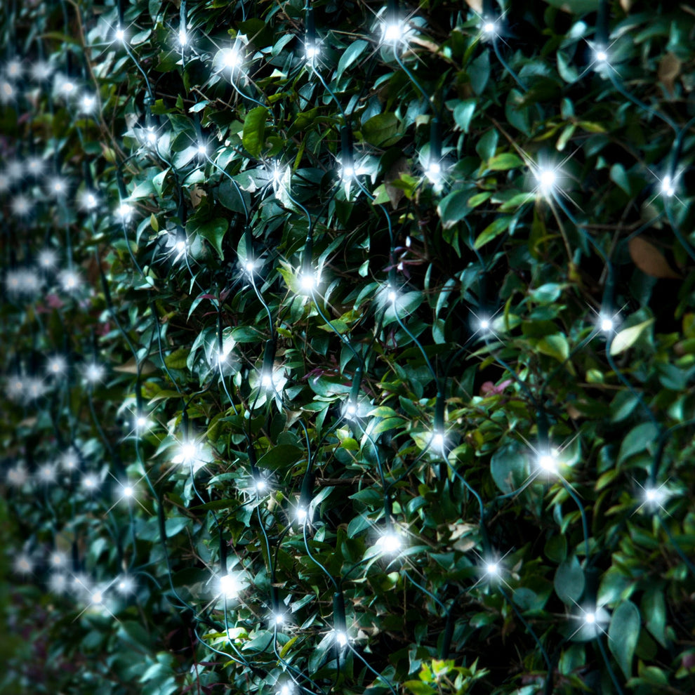Solar 150 LED Net Light available in 4 Colors - RWG (Red White Green ...