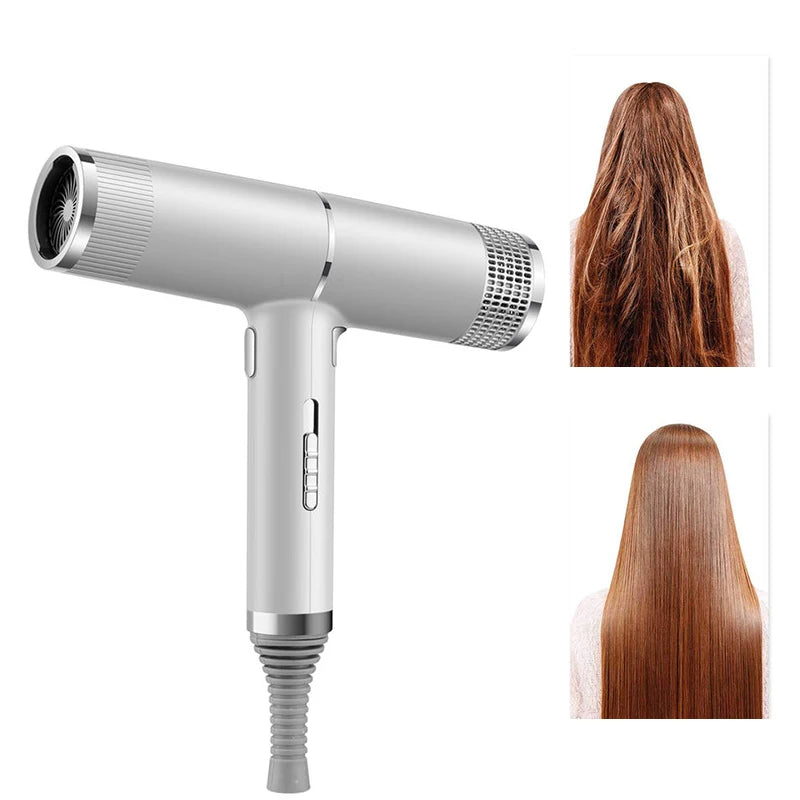 NNEOBA Strong Wind Hair Dryer with Blue Light & Anion Technology