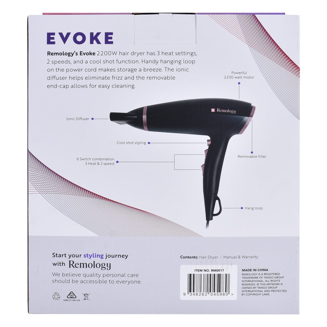 Remology Evoke 2200W Professional Hair Dryer