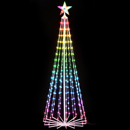 1.8M Christmas Tree 265 LED RGB Fairy Lights Jingle Jollys